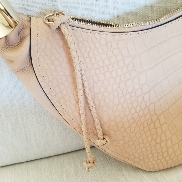 Vince Camuto Meliss Tan Color Leather Crossbody bag EUC - Picture 6 of 16